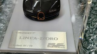 1/43 D&G Davis and Giovanni Bugatti Veyron 1 serial no.  Linea De`Oro Mansory. 2