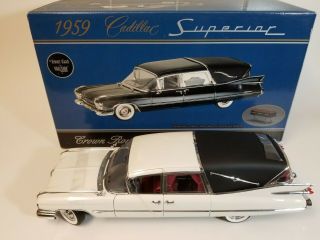 Precision Miniatures Sunset Coach 1959 Cadillac Landau Hearse 1/18 Model Car