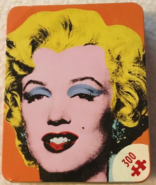 Andy Warhol Marilyn Monroe 300 Piece Puzzle By Galison York Collectable Tin