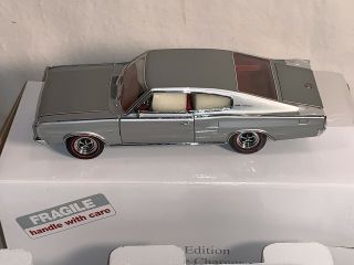 Danbury Limited Edition 5000 Rare Silver 1967 Dodge Charger 1:24