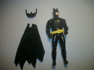 Dc Comics Toy Biz Batman Action Figure With Cape,  Belt Action (square Jaw)