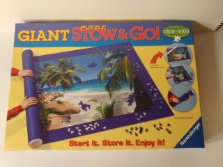 Ravensburger Giant Stow & Go For 1000 - 3000 Piece Puzzle Storage Open Box