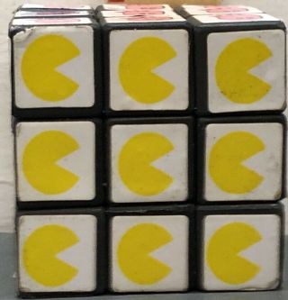 Vintage Pac - Man Rubik’s Cube Puzzle - 1980 