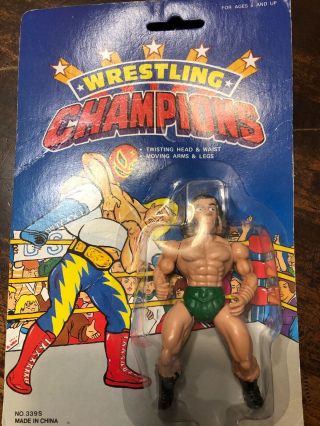 Vintage Wrestling Champions Rare 3.  75” Mini Andre The Giant Ko Motu 1980s A2