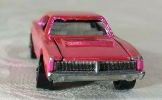 Mattel ' s Hot Wheels 1968 Redline Hot Pink The Custom Dodge Charger 3
