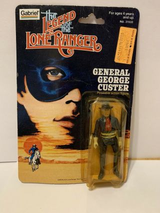 General George Custer 1982 Gabriel The Legend Of Lone Ranger Action Figure Rare