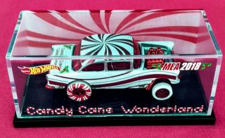 Hot Wheels employee 2018 MEA Candy Cane Wonderland ' 55 Chevy Gasser 2