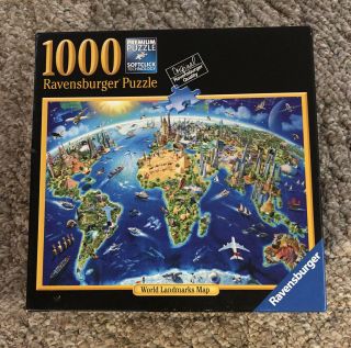 Ravensburger 1000 Piece Jigsaw Puzzle - World Landmarks - Complete ...