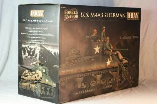 Forces Of Valor 85007,  1/16 M4a3 Sherman,  Us Army,  D - Day,  June 6th 1944 •