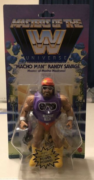Wwe Masters Of The Universe " Macho Man " Randy Savage Mattel Action Figure