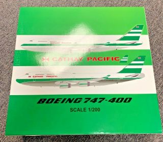 Jc Wings 1:200 Cathay Pacific Boeing 747 - 400 Zk - Nbs Xx2920