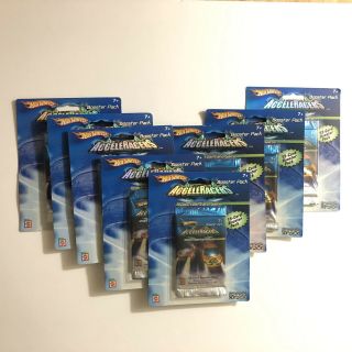 8 Hot Wheels Acceleracers Booster Packs Collectible Card Game Rare 2004