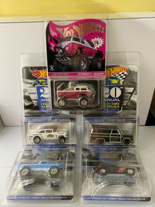 2020 Charlotte,  Nc Hot Wheels Nationals Complete Set Of Cars Datsun 510 & More