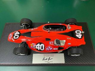 1:12 Replicarz 1967 Parnelli Jones Signed Indy 500 Stp Turbine Famous Race Car
