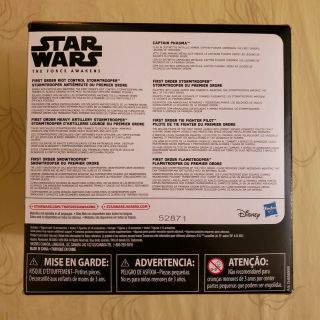 Star Wars Force Awakens Amazon Exclusive 7 pack First Order Legion Box Set 3.  75 3