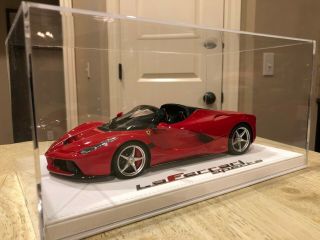 1/18 Bbr 2016 Ferrari Laferrari Aperta Rosso Corsa Deluxe Case Version Limited 1