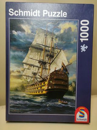 Schmidt Masted Tall Ship 1000 Piece Jigsaw Puzzle 58153
