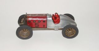 Hubley Cast Iron No.  5 Racer In Red 9 - 1/2 " Cast Iron Wheel (dakotapaul)