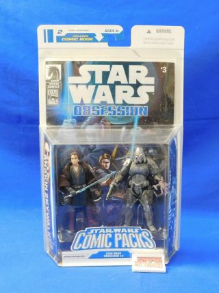 Anakin Skywalker & Durge Figure 2 - Pack Star Wars Comic Packs 2008 Hasbro