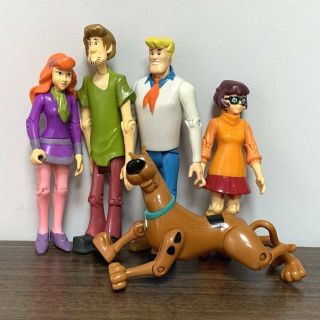 5x Scooby - Doo Mystery Mates Solving Crew Gang Daphne Velma Fred Action Figures