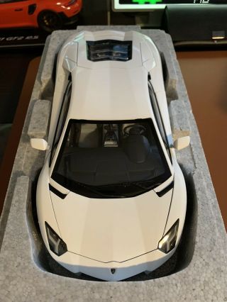 1/18 Autoart Lamborghini Aventador Lp700 - 4 Bianco Isis