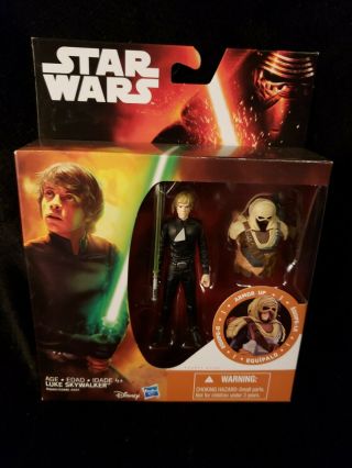 Star Wars The Force Awakens Luke Skywalker Armor Up Figure