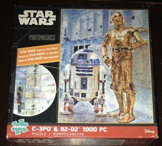 Buffalo Star Wars Photomosaics C3po & R2 - D2 Jigsaw Puzzle 1000 Sh The Force