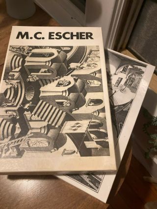 Set Of 2 Vintage Mc Escher Puzzles: Concave E Convesso,  Alto E Basso