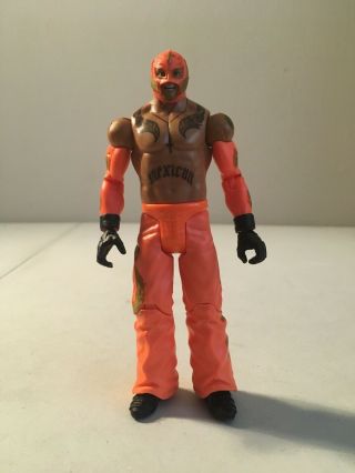 Wwe Wrestling Mattel 2011 Rey Mysterio Orange Outfit 6 " Action Figure