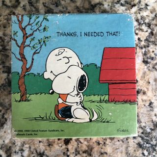 Vintage Springbok Mini 70pc Puzzle Peanuts Charlie Brown Snoopy 7x7