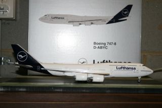 Gemini Jets 1:200 Lufthansa Boeing 747 - 8 D - Abyc (g2dlh741) Die - Cast Model Plane