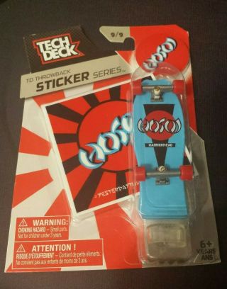 Tech Deck Td Throw Sticker Series Hosoi Blue In Package Hammerhead