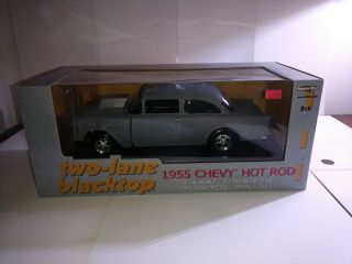 American Muscle - Two Lane Blacktop - 1955 Chevy Hot Road - 1/18 - Rare