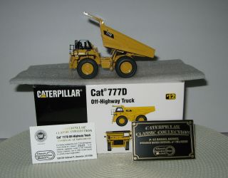 Ho Ccm Brass Caterpillar 777d Off Highway Truck 548/1000 1:87 Le Die - Cast Box