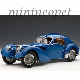 Autoart 70943 1938 Bugatti 57sc 1/18 Atlantic Blue With Metal Wire - Spoke Wheels