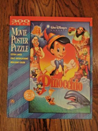 Disney Pinocchio 300 Piece Large Movie Poster Puzzle 2 