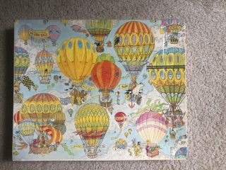 1984 Balloon Race Jigsaw Puzzle By Susan Sturgill.  Great Amer.  Puzzle Factory