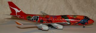 Herpa Wings 1:200 Qantas Wunala Dreaming Ii Boeing 747 - 400er Prod Id 551243