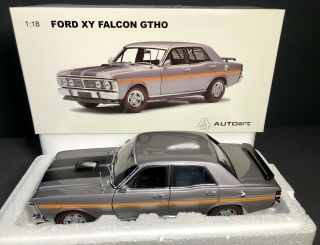 Autoart 1:18 Ford Xy Falcon Gtho Frosted Pewter/back Interior Ltd To 840