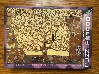 Eurographics Jigsaw Puzzle Gustav Klimt Tree Of Life 1000pc Nip Art Symbolism