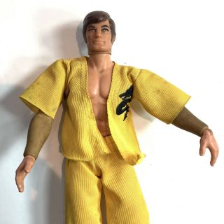 1971 Mattel Big Jim Kung Fu Karate 9.  5 " Figure Arm Action