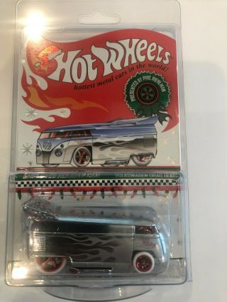 Hot Wheels Employee Holiday Car Limited Silver Drag Bus Rare