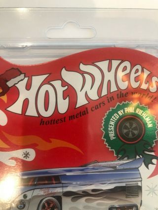 Hot Wheels Employee Holiday Car Limited Silver Drag Bus Rare 3