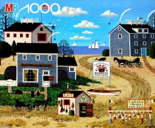 1000 Piece Jigsaw Puzzle Nantucket Breeze Charles Wysocki 4679 - 14 100 Complete