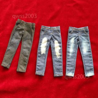 1/12 Jeans Trousers Pants Model For 6 " Shf Mezco 3atoys Figure Doll Toy 3 Colors