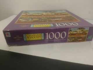 Vintage MB 1000pc Charles Wysocki Puzzle Sand & Sea 2000 Complete 2