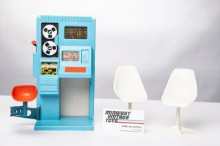 Sears Airline Reservation Computer Play Set - Computer - For Mego - Barbie Dolls