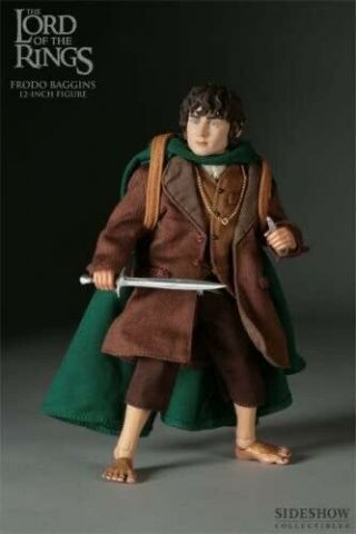 Sideshow Hot Toys Lord Of The Rings 1/6th Figure Frodo Baggins Exclusive Mib