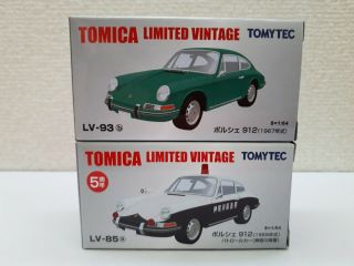 Tomica Limited Vintage - Porsche 912,  Police Car