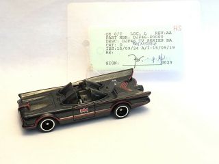 Hot Wheels Retro Entertainment Classic Batmobile Prototype Fep Green Card Rare